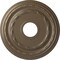 Ekena Millwork Dublin Ceiling Medallion (Fits Canopies up to 8 1/4"), 15 3/8"OD x 3 5/8"ID x 1"P, Warm Silver CM15DUWSS - alternate 1